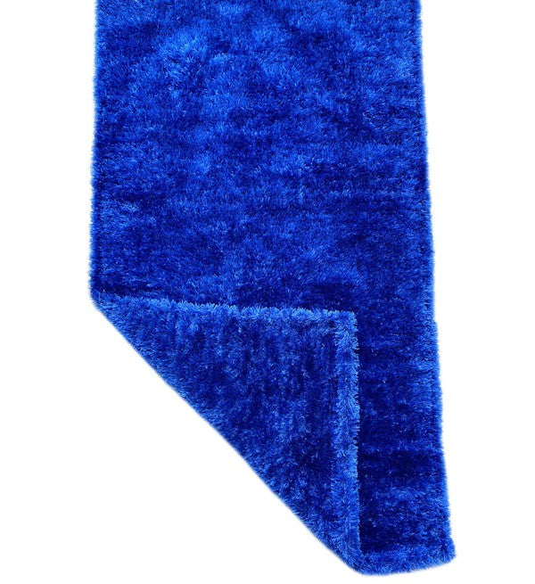 2' x 5' Feet Reversible Soft Shag Navy Area Rug