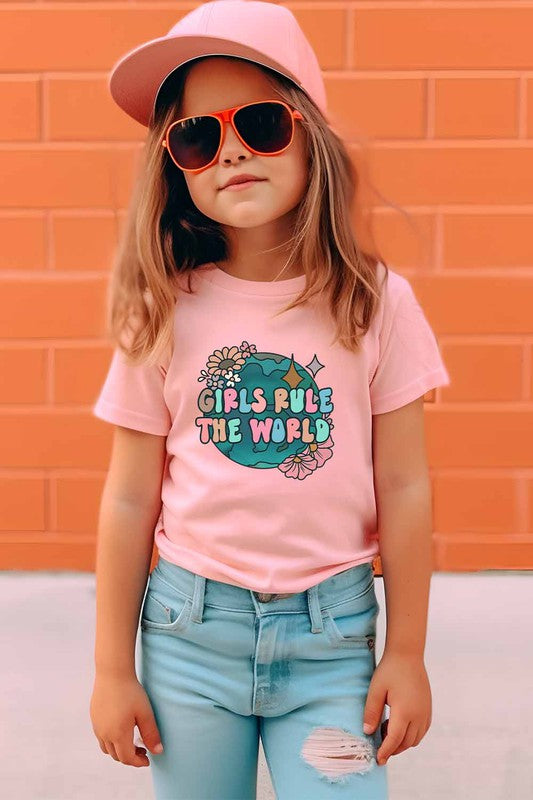 Girls Rule Kids Graphic Tee