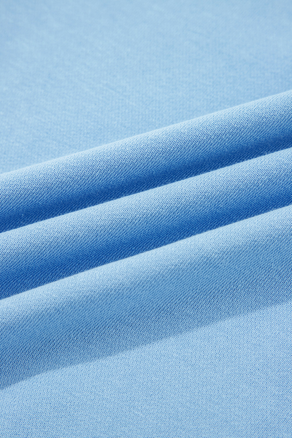 Beau Blue Floral Patchwork Drop Shoulder Pullover and Sweatpants Lounge Set