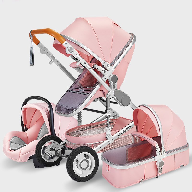 Luxury Baby Stroller High Landview 3 in 1 Baby Stroller Portable Baby Pushchair Baby Pram Baby Comfort for Newborn