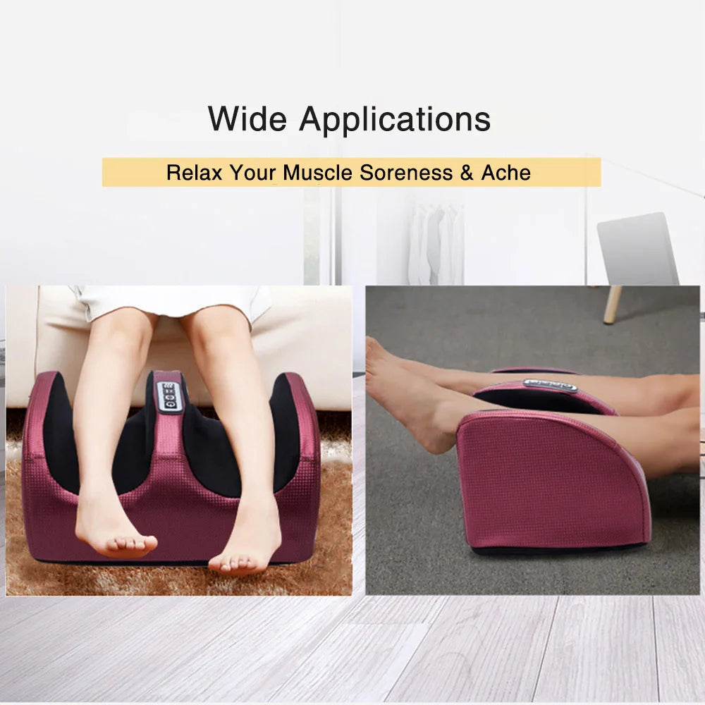 Hot Compression Shiatsu Kneading Roller Muscle Relaxation Pain Relief Foot Spa