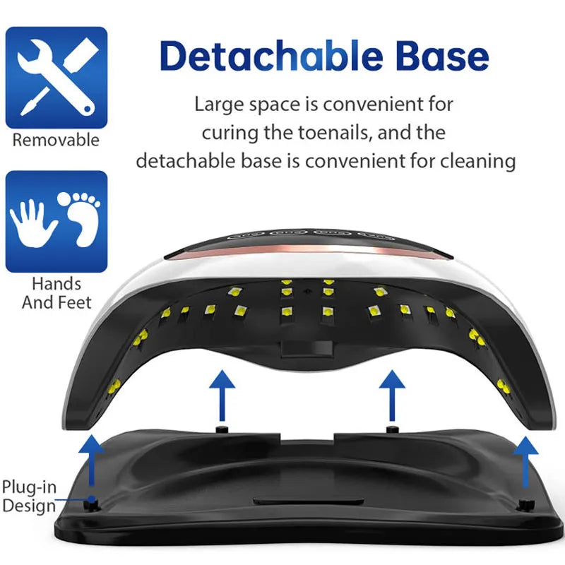 Led UV Drying Lamp With Auto Sensor Smart Nail Salon Tools