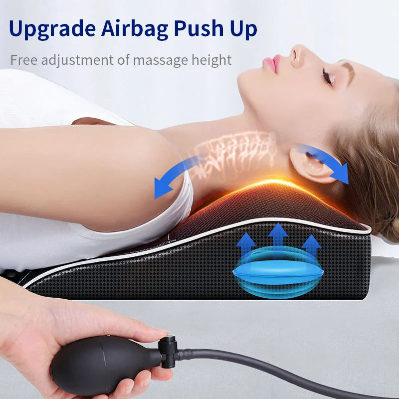 Jinkairui Electric Shiatsu Head Neck Cervical T traction Body Massager