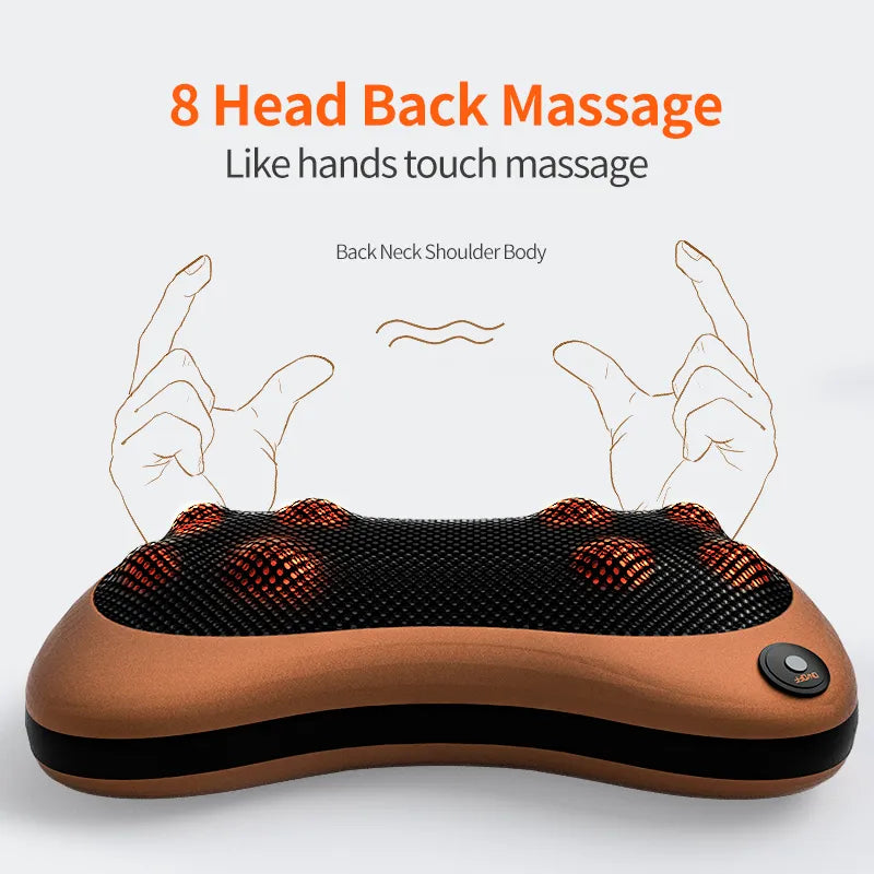 Cervical Shiatsu Massage Head Neck Back Waist Body