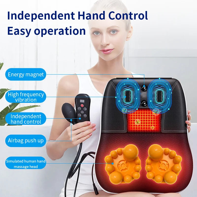 Jinkairui Electric Shiatsu Head Neck Cervical T traction Body Massager