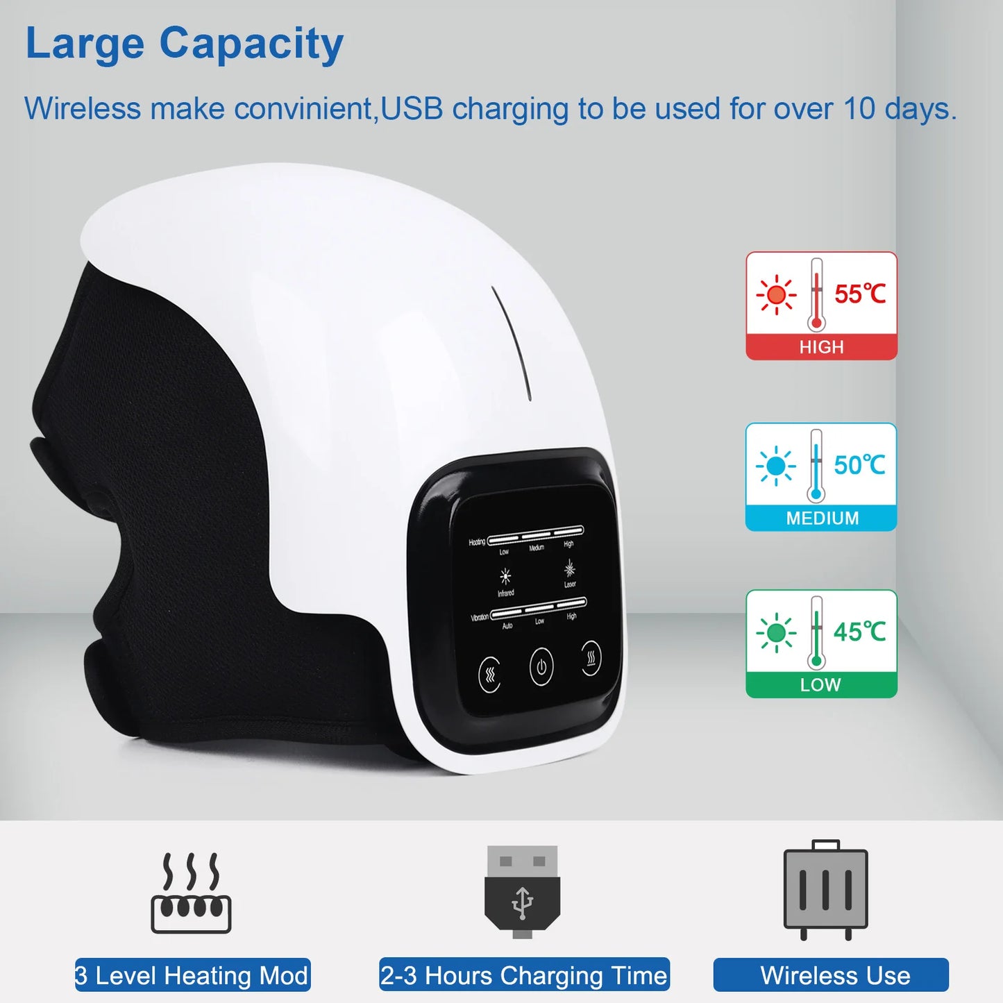 Knee Massager Infrared Heat and Vibration