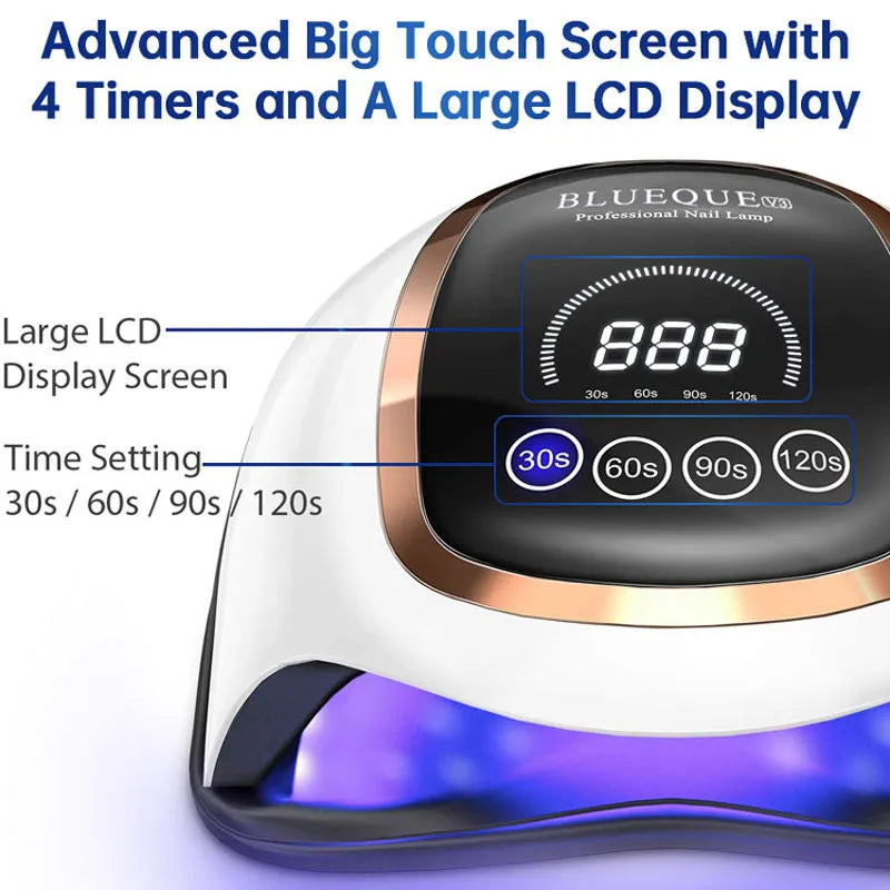 Led UV Drying Lamp With Auto Sensor Smart Nail Salon Tools