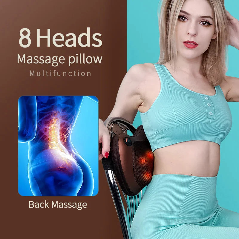 Cervical Shiatsu Massage Head Neck Back Waist Body