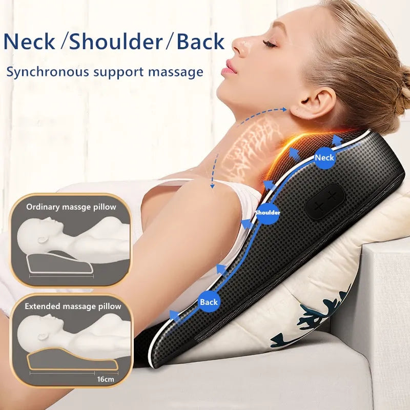 Jinkairui Electric Shiatsu Head Neck Cervical T traction Body Massager