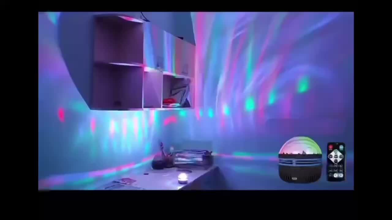 LED Northern Light Projector with Multicolor Pattern & Remote - Bedroom, Ceiling, Home Theater, Christmas/Valentine's Day Gift - Dimmable, Color Changing