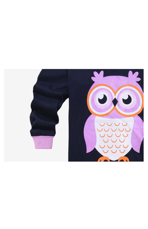 Children's Pure Cotton Long-Sleeved Trousers Loungewear Set