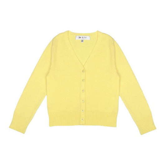 Girls Long Sleeve V neck Sweater Cardigan