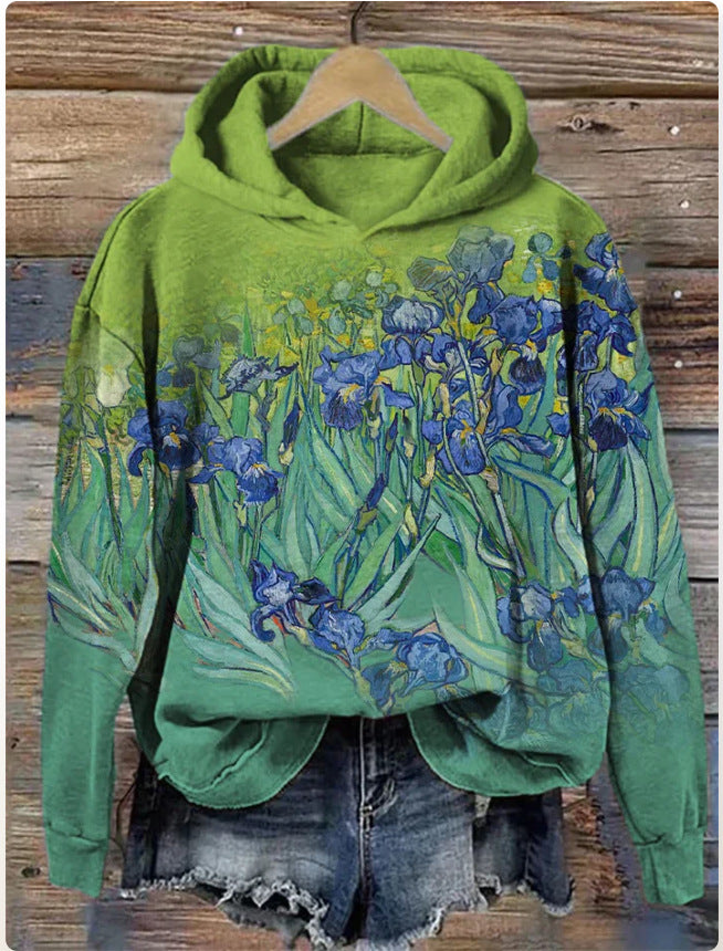 Autumn And Winter  Hooded  Sweatshirt
