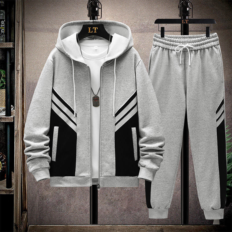 Casual Sports Hooded Sports Suit