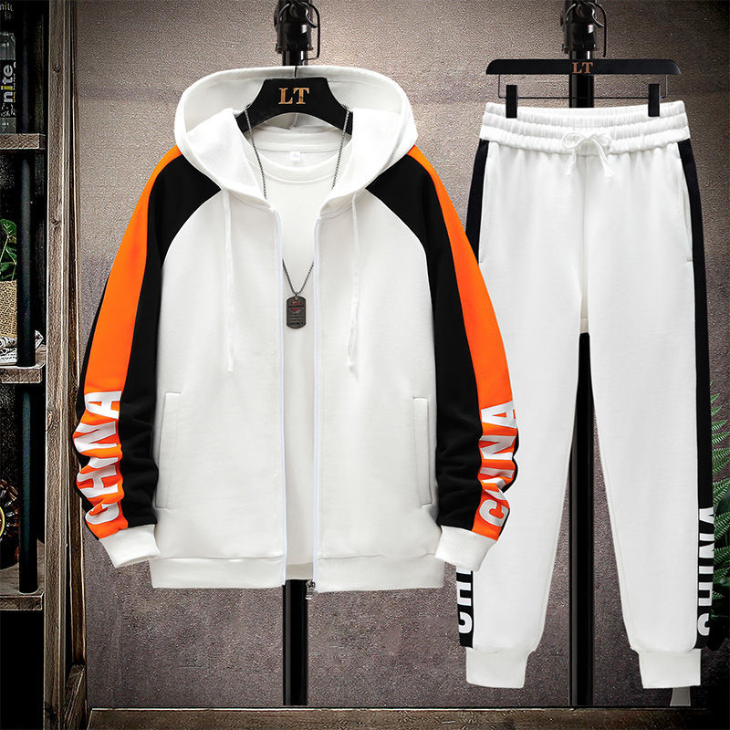 Casual Sports Hooded Sports Suit