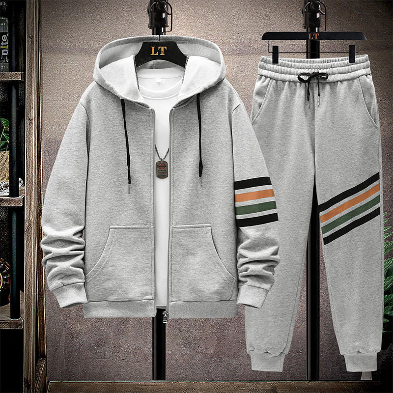 Casual Sports Hooded Sports Suit