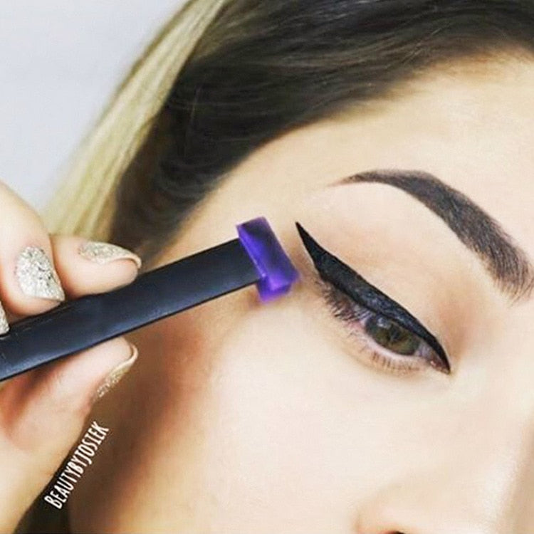 3 Size Stamps Eyeliner Tool  Cat Eye  Women Cosmetic