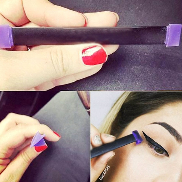3 Size Stamps Eyeliner Tool  Cat Eye  Women Cosmetic
