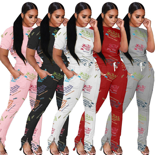 Trendy Women Tracksuit 2 Piece Set